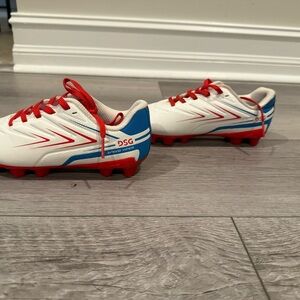 DSG Kids Shoes - White, Red, Blue